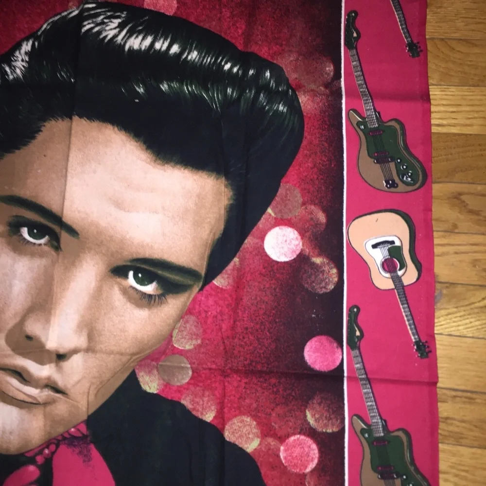 VINTAGE ELVIS PRESLEY 100% cotton wall hanging